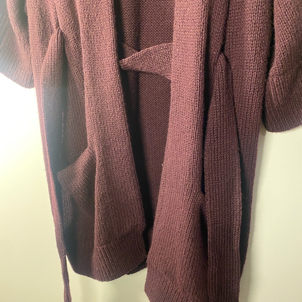 Vince Rich Plum Women's Cardigan - Picture 6 of 8